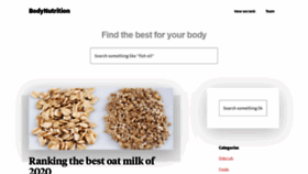 What Bodynutrition.org website looked like in 2020 (4 years ago)