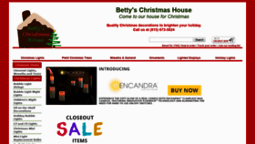 What Bettyschristmashouse.com website looked like in 2020 (4 years ago)