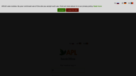 What Backoffice.aplgo.com website looked like in 2020 (4 years ago)
