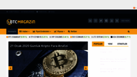What Btcmagazin.com website looked like in 2020 (4 years ago)