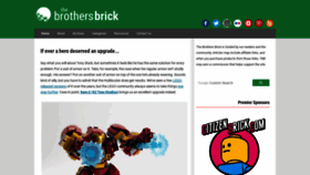 What Brothers-brick.com website looked like in 2020 (4 years ago)