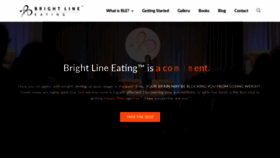 What Brightlineeating.com website looked like in 2020 (4 years ago)