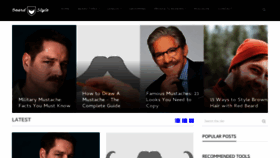 What Beardstyle.net website looked like in 2020 (4 years ago)