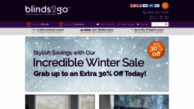 What Blinds-2go.co.uk website looked like in 2020 (5 years ago)