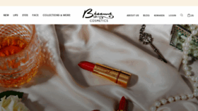 What Besamecosmetics.com website looked like in 2020 (4 years ago)