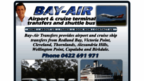 What Bayairtransfers.com.au website looked like in 2020 (4 years ago)
