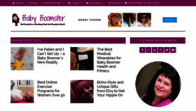 What Babyboomster.com website looked like in 2020 (4 years ago)