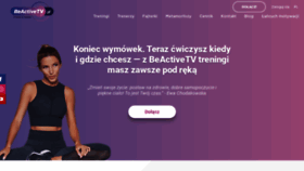 What Beactivetv.pl website looked like in 2020 (4 years ago)