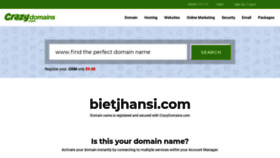 What Bietjhansi.com website looked like in 2020 (4 years ago)
