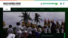 What Balisatriafilm.com website looked like in 2020 (4 years ago)