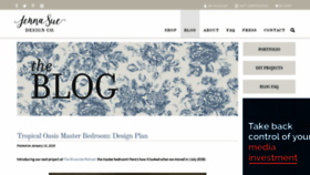 What Blog.jennasuedesign.com website looked like in 2020 (4 years ago)