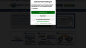 What Beamyourscreen.de website looked like in 2020 (4 years ago)