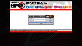 What B2b.hrcdistribution.com website looked like in 2020 (4 years ago)
