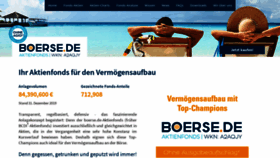 What Boerse-aktienfonds.de website looked like in 2020 (4 years ago)