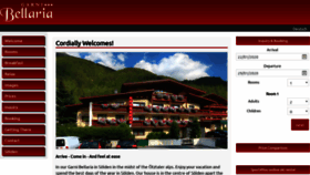 What Bellaria-soelden.at website looked like in 2020 (4 years ago)