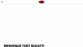 What Bugatti.com website looked like in 2020 (4 years ago)