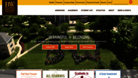 What Bw.edu website looked like in 2020 (4 years ago)