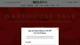 What Bailey44.com website looked like in 2020 (4 years ago)