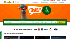 What Balutsrl.com.ar website looked like in 2020 (6 years ago)