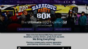 What Bbqpartyinabox.com website looked like in 2020 (4 years ago)