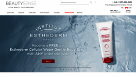 What Beautysense.ca website looked like in 2020 (5 years ago)