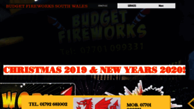 What Budgetfireworkssouthwales.co.uk website looked like in 2020 (4 years ago)