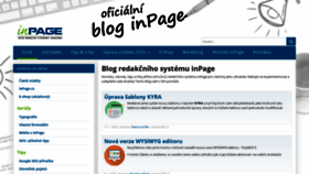 What Blog.inpage.cz website looked like in 2020 (4 years ago)