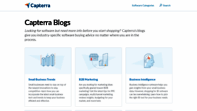 What Blog.capterra.com website looked like in 2020 (4 years ago)