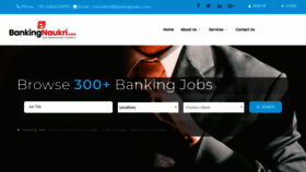 What Bankingnaukri.com website looked like in 2020 (4 years ago)