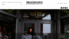 What Bradshaws.ca website looked like in 2020 (4 years ago)