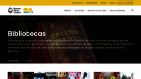 What Bibliotecas.gob.ar website looked like in 2020 (4 years ago)