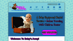 What Babysaway.com website looked like in 2020 (4 years ago)