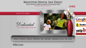 What Brightondentalsd.com website looked like in 2020 (4 years ago)
