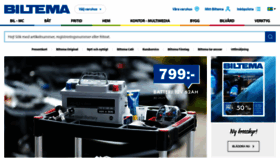 What Biltema.se website looked like in 2020 (4 years ago)