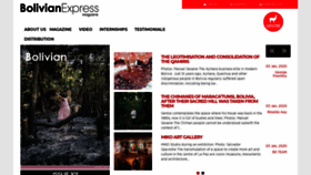What Bolivianexpress.org website looked like in 2020 (4 years ago)