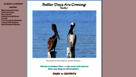 What Betterdaysarecoming.com website looked like in 2020 (4 years ago)