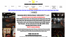 What Bananaboxwholesalegrocery.com website looked like in 2020 (4 years ago)