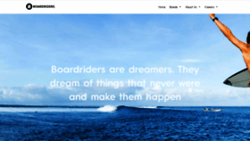 What Boardriders.com website looked like in 2020 (4 years ago)