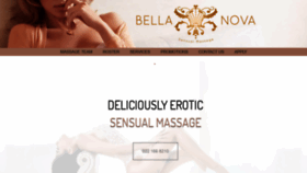 What Bellanovamassage.co.nz website looked like in 2020 (5 years ago)