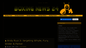 What Boxingnews24.com website looked like in 2020 (4 years ago)