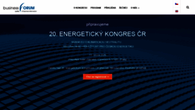 What Business-forum.cz website looked like in 2020 (4 years ago)