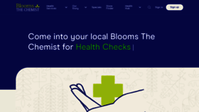 What Bloomsthechemist.com.au website looked like in 2020 (4 years ago)