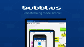 What Bubbl.us website looked like in 2020 (4 years ago)