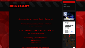 What Berlincabaret.com website looked like in 2020 (4 years ago)