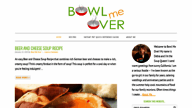 What Bowl-me-over.com website looked like in 2020 (4 years ago)