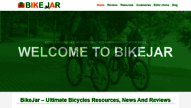 What Bikejar.com website looked like in 2020 (4 years ago)
