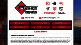 What Blockbikes.com website looked like in 2020 (4 years ago)