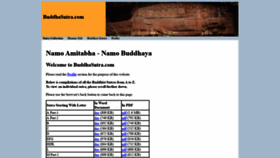 What Buddhasutra.com website looked like in 2020 (4 years ago)
