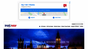 What Britain-visitor.com website looked like in 2020 (4 years ago)