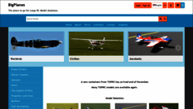 What Bigplanes.nl website looked like in 2020 (4 years ago)